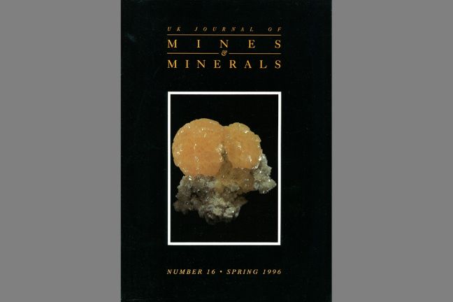 UK Journal of Mines & Minerals No. 16 UK Journal of Mines & Minerals No. 16