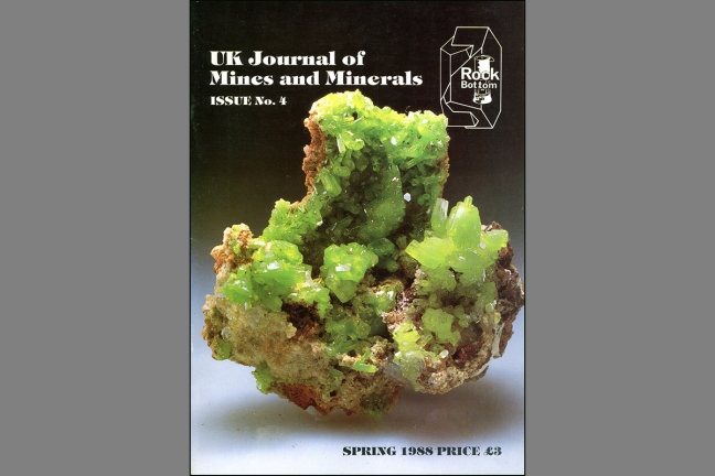 UK Journal of Mines & Minerals No. 4 UK Journal of Mines & Minerals No. 4