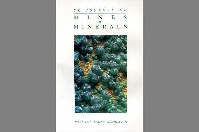 UK Journal of Mines & Minerals No. 9 UK Journal of Mines & Minerals No. 9
