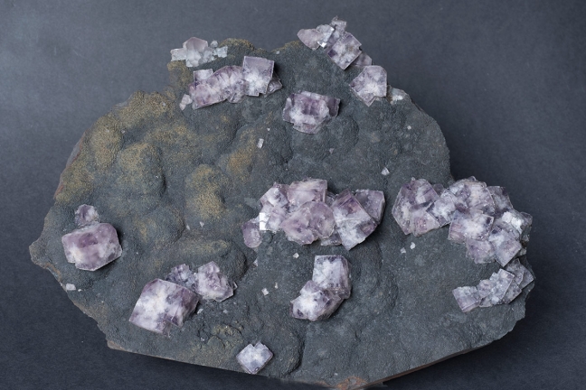 Fluorite on Siderite Fluorite on Siderite
