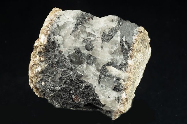 Wolframite in quartz Wolframite in quartz