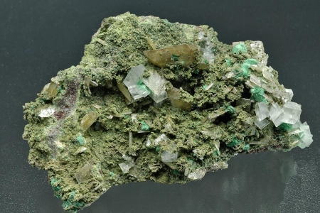 Mottramite & Wulfenite Mottramite & Wulfenite