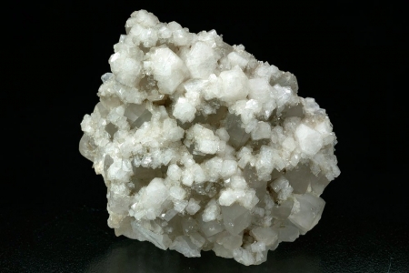 Harmotome on Calcite Harmotome on Calcite
