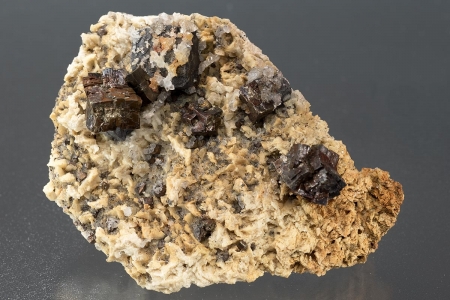 Pyrite on ankerite Pyrite on ankerite