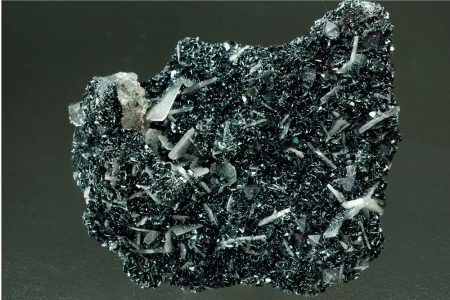 Specularite (Var. of hematite) and barite Specularite (Var. of hematite) and barite