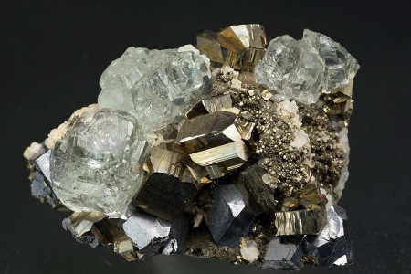 Fluorite and Pyrite Fluorite and Pyrite