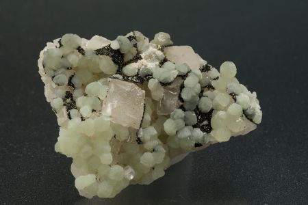 Prehnite and Calcite Prehnite and Calcite