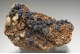 Azurite on chalcopyrite