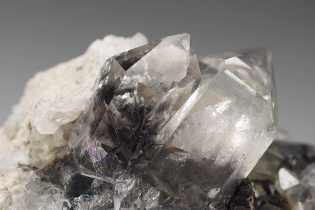 Quartz with Brookite inclusions