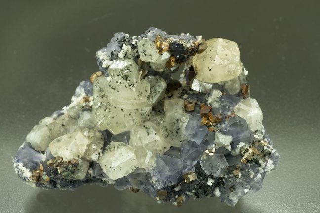 Fluorite and Calcite