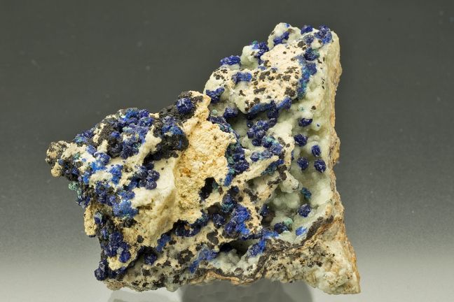 Azurite and smithsonite