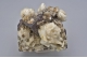 Barite on fluorite