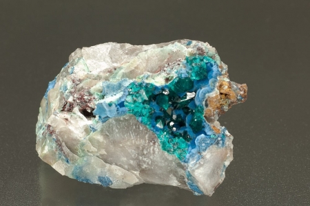 Shattuckite with Dioptase