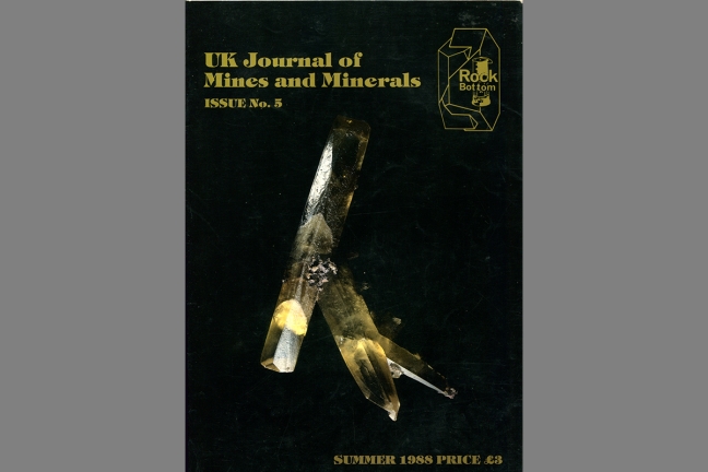 UK Journal of Mines & Minerals No. 5 UK Journal of Mines & Minerals No. 5