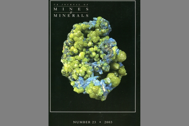 UK Journal of Mines & Minerals No. 23 UK Journal of Mines & Minerals No. 23