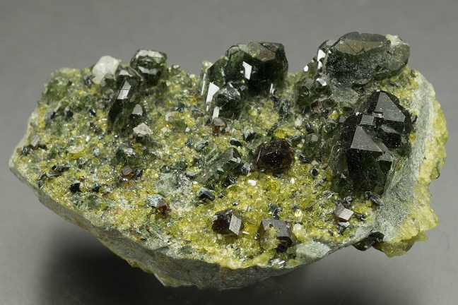 Diopside, Epidote and Andradite