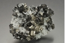 Pyrite & Sphalerite on Quartz