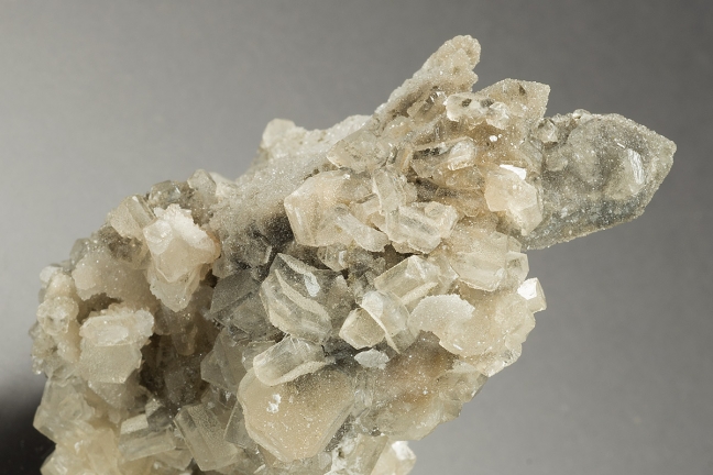 Apophyllite on Quartz Apophyllite on Quartz