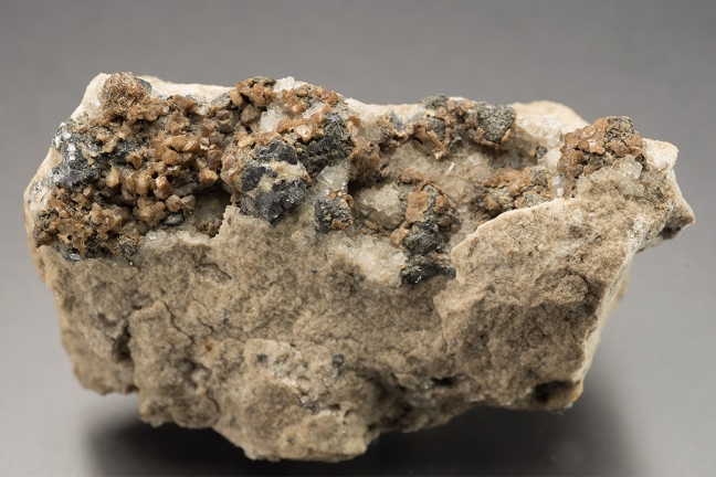 Cerussite, Galena and Fluorite