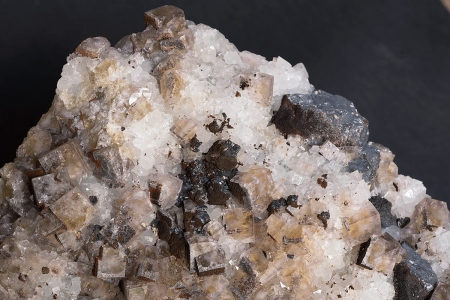 Fluorite, Siderite, Galena & Sphalerite