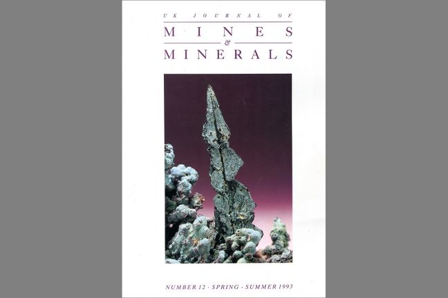 UK Journal of Mines & Minerals No. 12