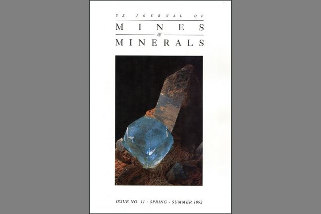 UK Journal of Mines & Minerals No. 11 UK Journal of Mines & Minerals No. 11