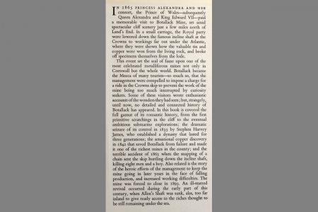 Botallack- Monographs on Mining History No.3