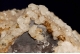 Calcite and Quartz on Fluorite