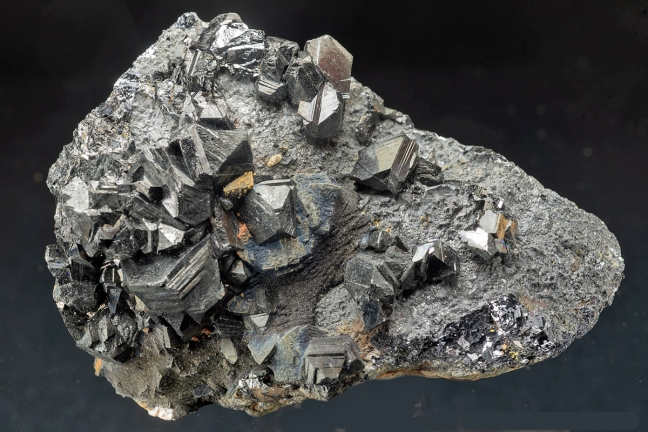 Sphalerite, Boulangerite, Galena and Dolomite Sphalerite, Boulangerite, Galena and Dolomite