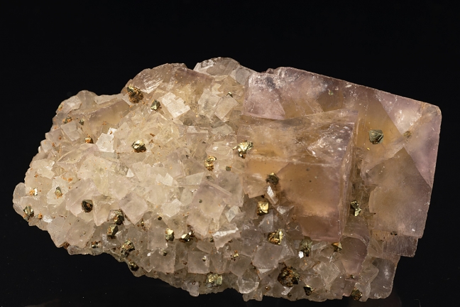 Fluorite and Chalcopyrite