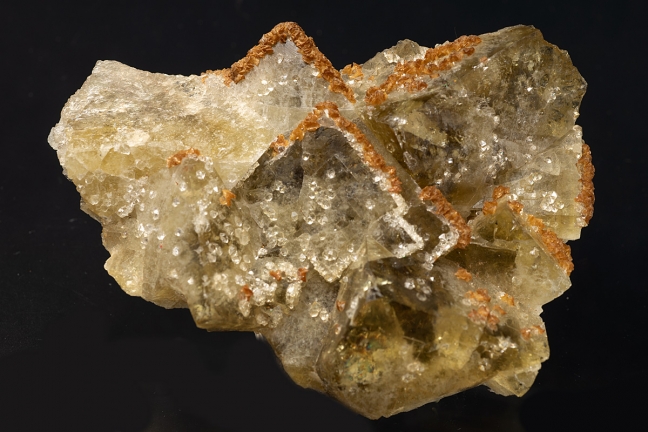 Fluorite, Quartz and Siderite