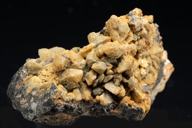 Cerussite on Galena