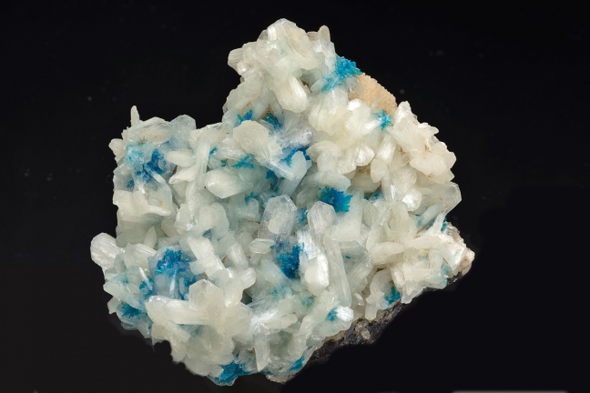 Cavansite on Stilbite