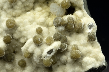 Gyrolite on Quartz
