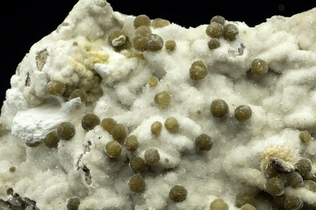 Gyrolite on Quartz