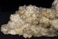 Fluorite and ankerite on quartz
