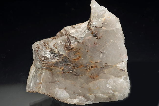 Rutile in quartz