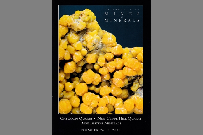 UK Journal of Mines & Minerals No. 26 UK Journal of Mines & Minerals No. 26