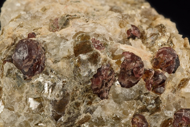 Garnet in a Mica shist