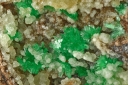 Annabergite with Calcite