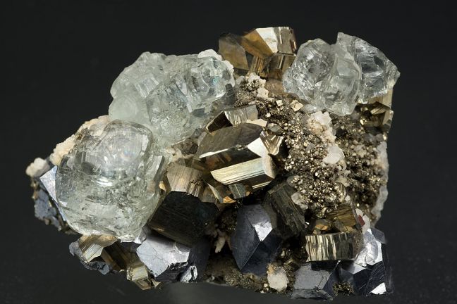 Fluorite and Pyrite