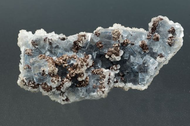 Fluorite, Siderite & Calcite