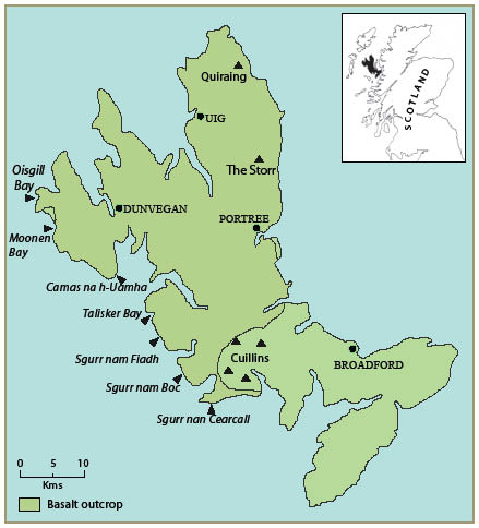 Isle of Skye map