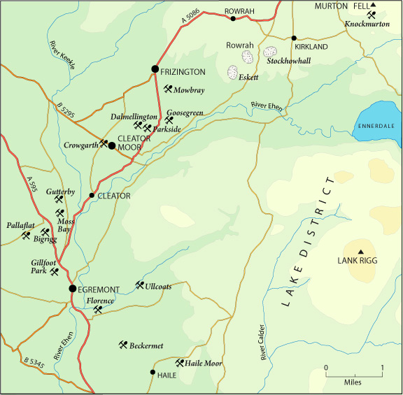 west cumbria map