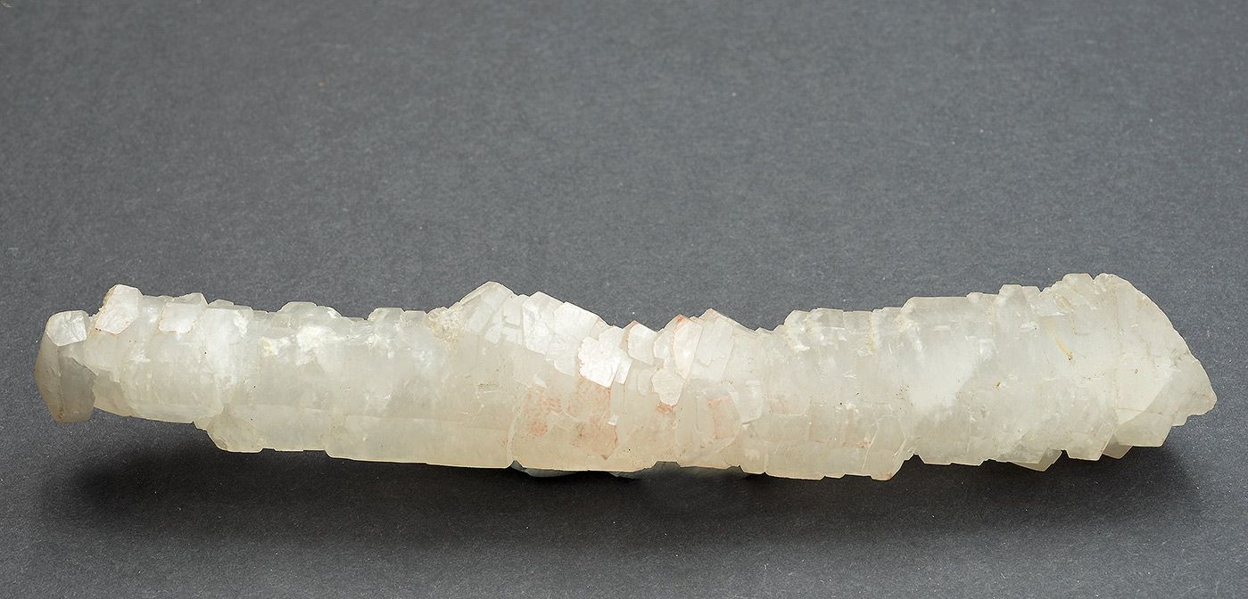 Calcite stalagmite, Boltsburn mine, Rookhope.125x20x17mm