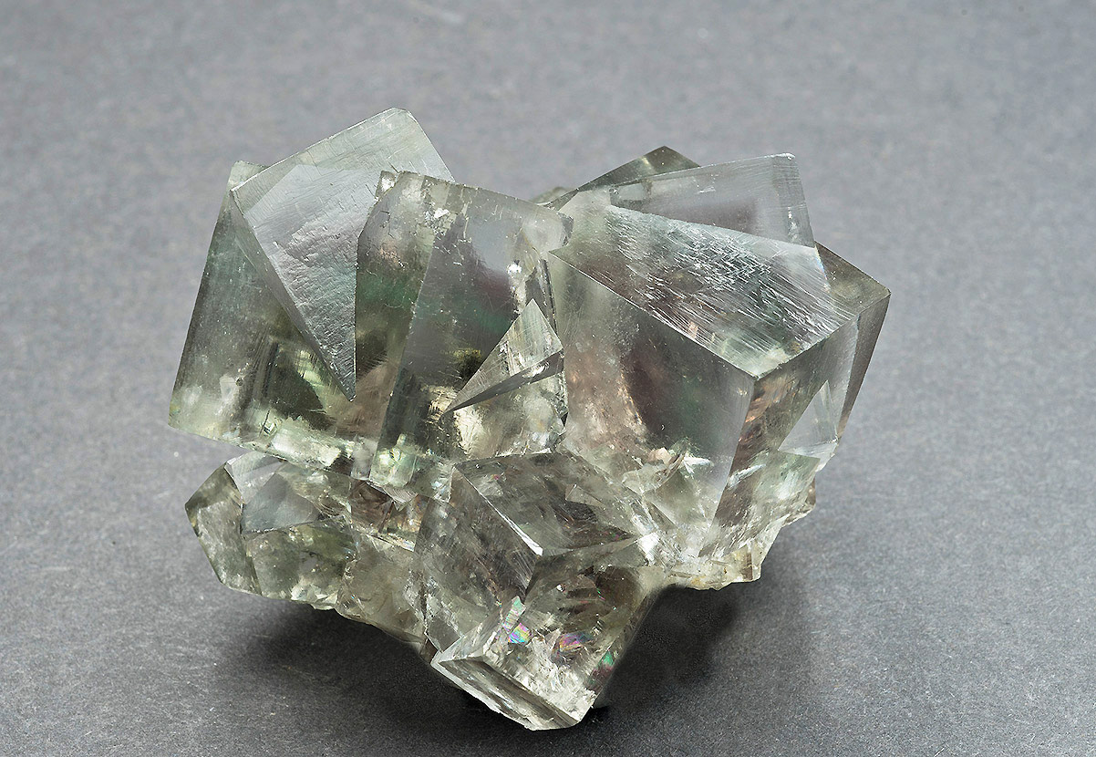 Fluorite, 'Zinc flat', Cambokeels mine, Eastgate, Weardale. 55x40x40mm