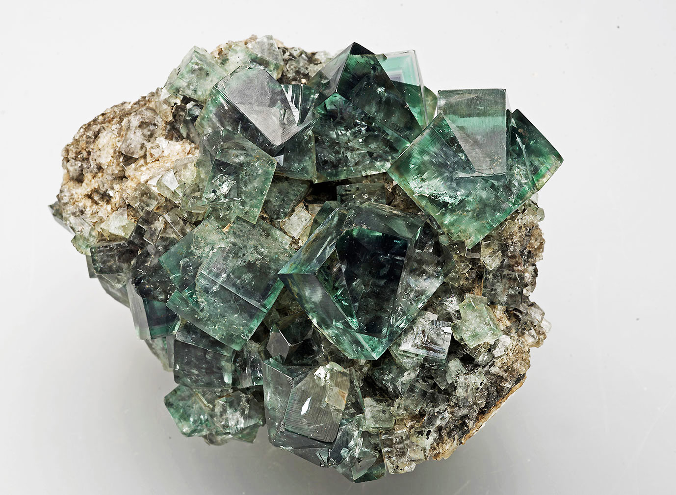 Fluorite, Eastgate Cement quarry, Weardale. 75x60x45mm