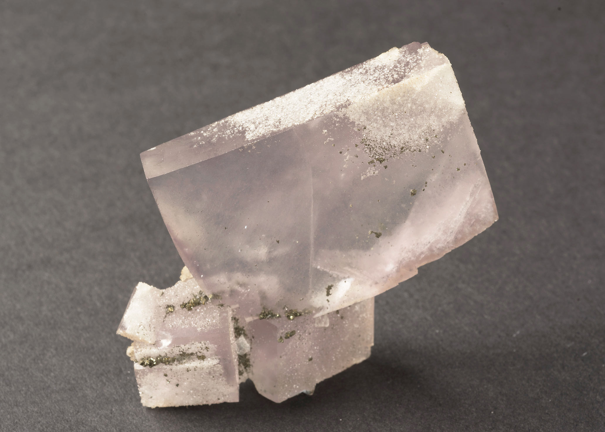 'The Butterfly' fluorite, Frazer's Hush mine, Rookhope. 50x15x5mm