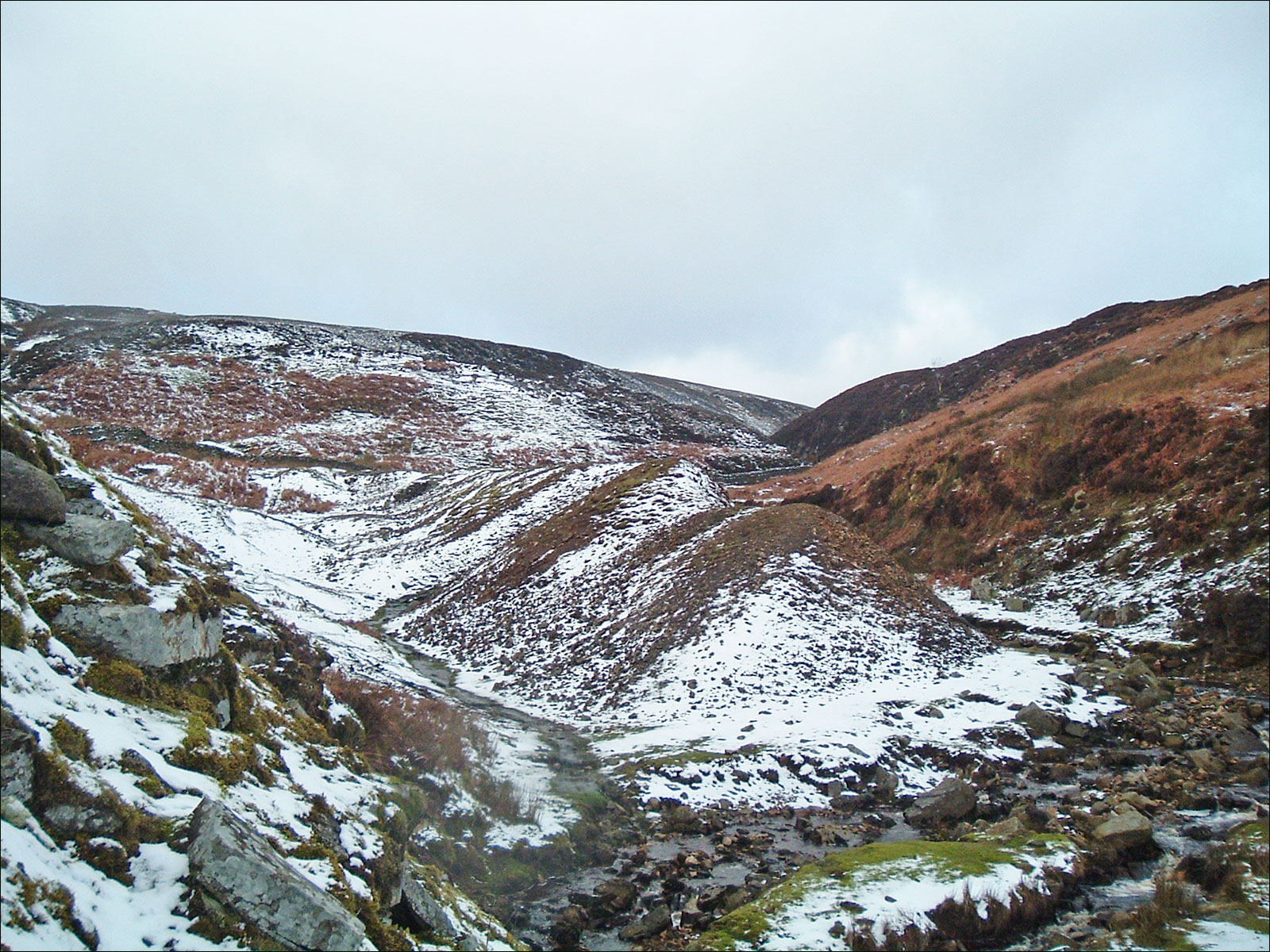 Barras End mine, Swaledale, Main dumps