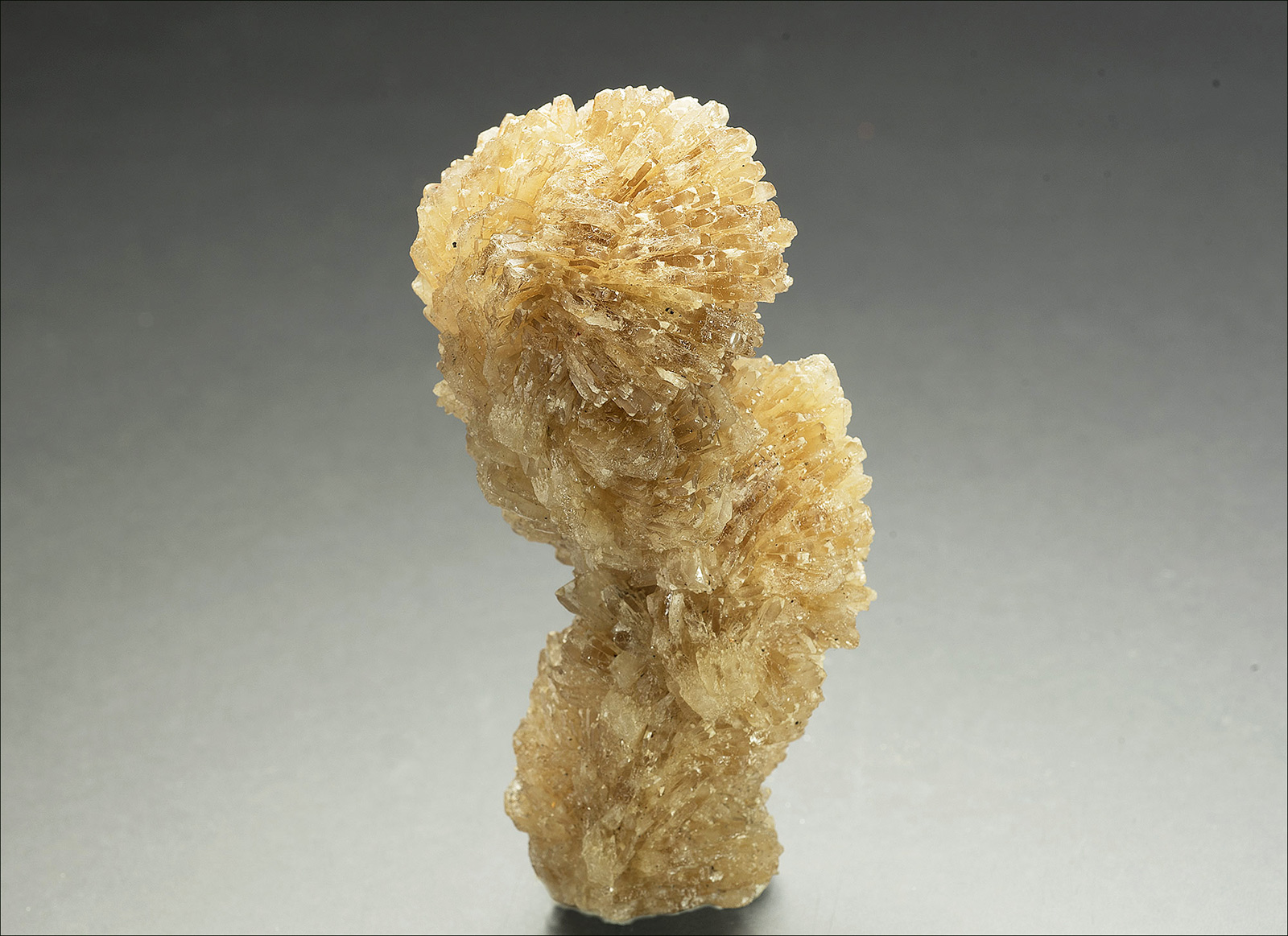 Barite stalagmite, Tanner Rake, Arkengarthdale.  35x30x80mm